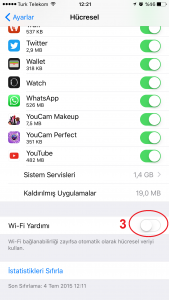 Wi-Fi yardımı