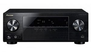 Pioneer VSX-330-K 5.1 AV alıcısı (kanal başına 105 vat, 4K Ultra HD geçiş, HDMI with HDCP2.2, ön USB, eko modu) siyah
