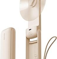 Aecooly İnce Taşınabilir Fan, İnce El Fan, USB Şarj Edilebilir Mini Kişisel [24H Maksimum Soğutma Süresi], Seyahat için Akülü Küçük Katlanabilir Cep, Yaz, Kadınlar, Kızlar için Hediyeler -Bej — %28 İndirim