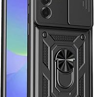 Coverzone Samsung Galaxy A57 İle Uyumlu PhoenixShield Sürgülü Sistem Kamera Korumalı Kapak Tam Koruma Manyetik Vega Kapak Siyah — %44 İndirim
