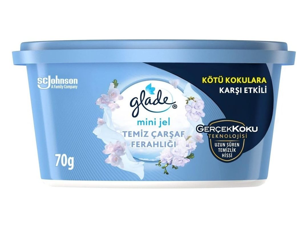 🛍️ Glade Mini Jel Temiz Çarşaf Ferahlığı, 70 Gr