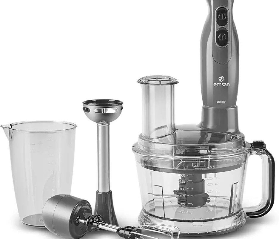 Emsan Pro Multimax 6 in 1 Çok Amaçlı Mutfak Robotu Space Gray 2000 W — %91 İndirim
