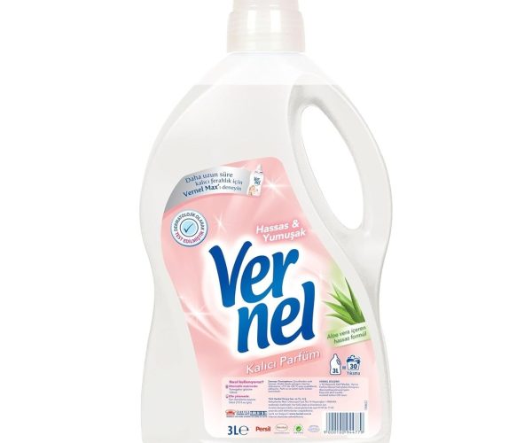 🛍️ Vernel Hassas & Yumuşak Kalıcı Parfüm 30 Yıkama Çamaşır Yumuşatıcısı (1 x 3000 mL)