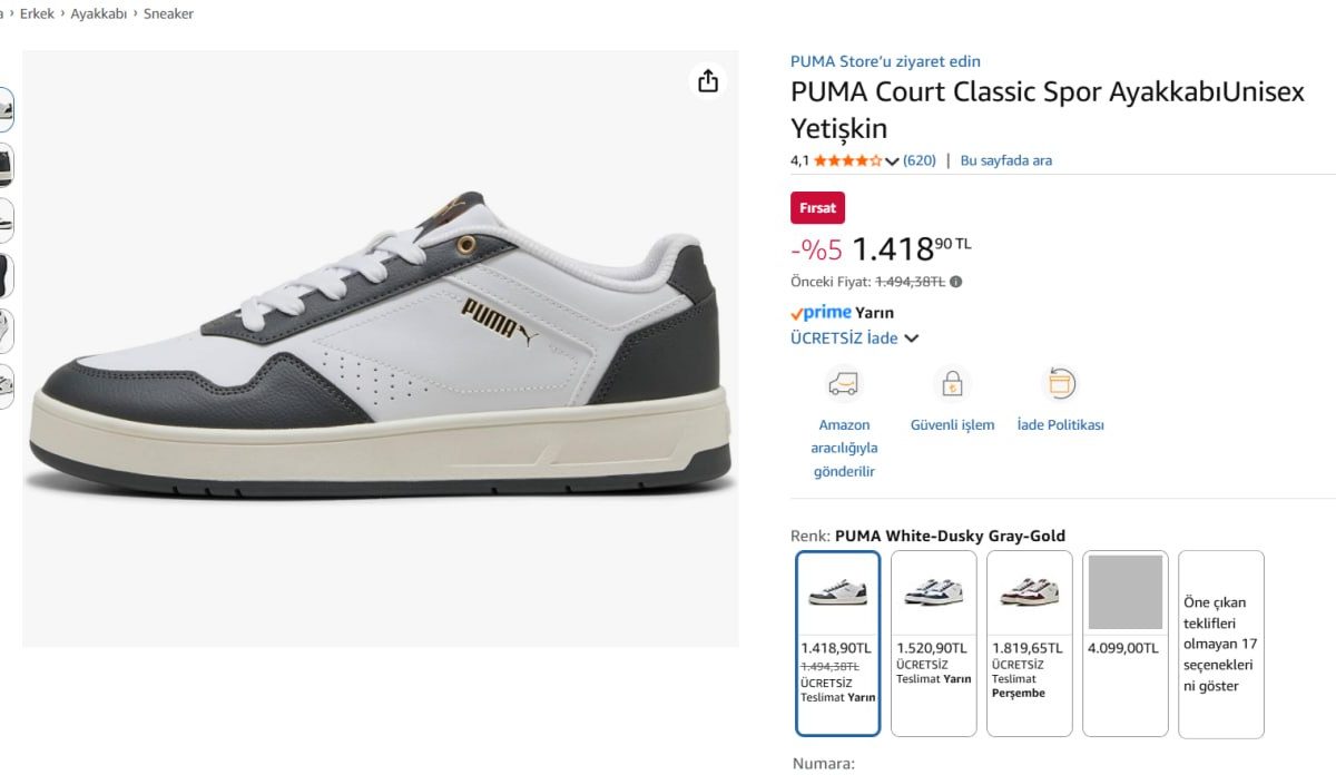 ✨ Puma Erkek Spor Ayakkabı ✨