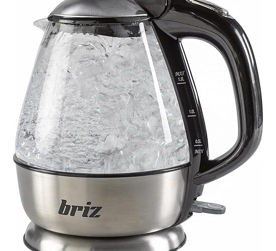 Briz BR711 Inox Su Isıtıcı Cam Kettle