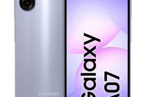 Samsung Galaxy A07 LTE, Android Akıllı Telefon, 4GB RAM, 128GB Hafıza, Açık Mor, Büyük Ekran, 6 nm işlemcisiyle (Samsung Türkiye Garantili)