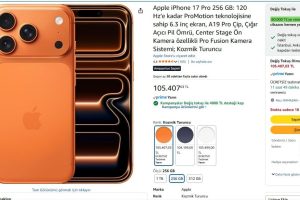 Apple iPhone 17 Pro 256 GB — %1 İndirim