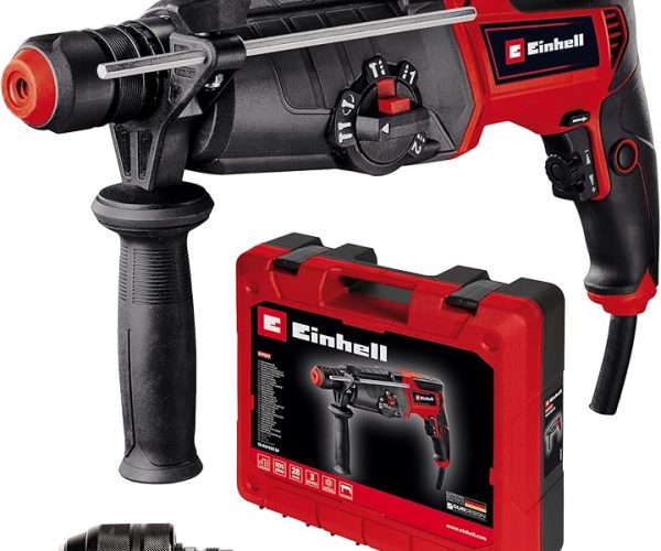 (%35.57) Einhell Kırıcı Delici TE-RH 950 5F (950 W, 2 vitesli şanzıman, 3 J, SDS Plus mandren, betonda 28 mm delme kapasitesi, derinlik mesnedi, saklama çantası) – 4257978