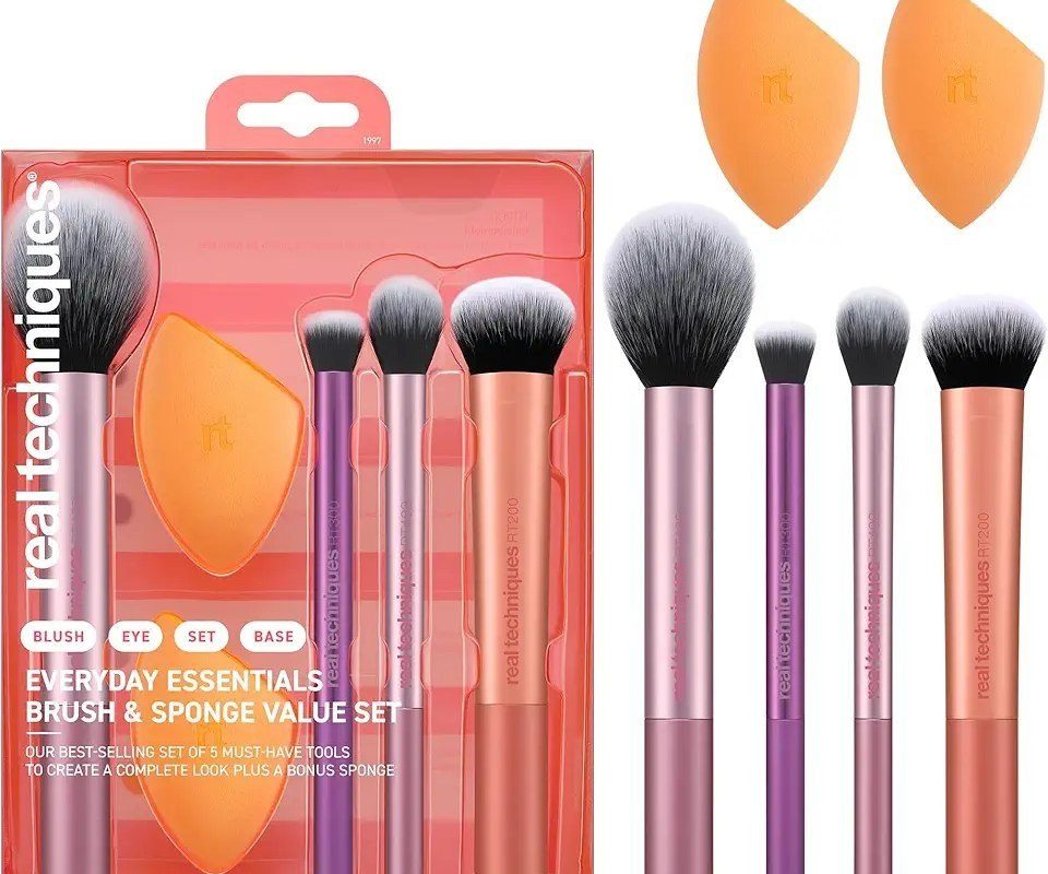 Real Techniques Everyday Essentials Set (Ekstra Süngerli) RT-1997