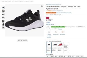 ✨ Under Armour Koşu Ayakkabısı Erkek ✨