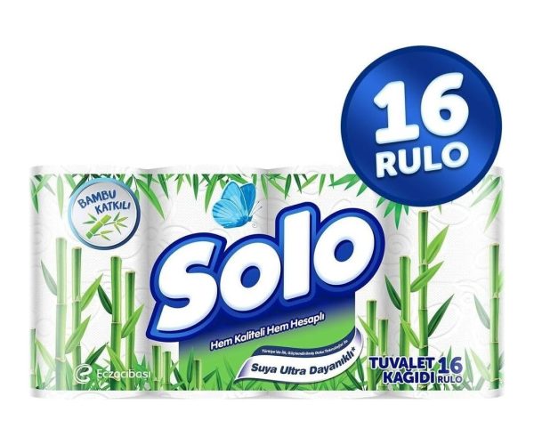 🛍️ Solo Tuvalet Kağıdı Bambu Katkılı 16’lı