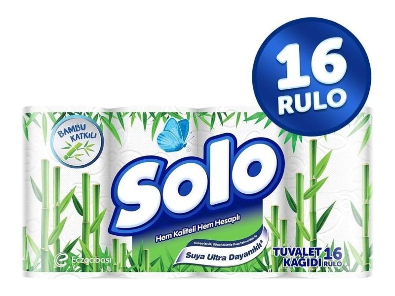 🛍️ Solo Tuvalet Kağıdı Bambu Katkılı 16’lı
