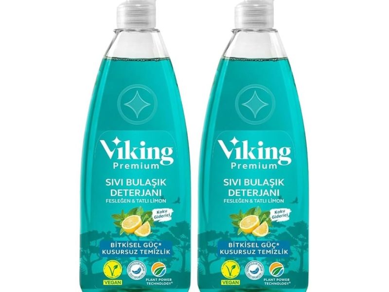 🛍️ Viking Premium Bulaşık Deterjanı Fesleğen & Limon 750 ml (2 paketi)