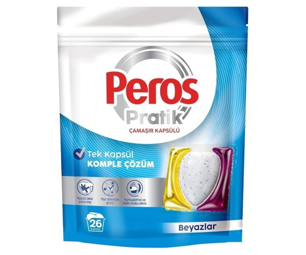 🛍️ PEROS Pratik Beyazlar 26’lı Çamaşır Kapsülü