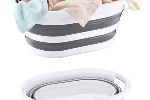 Jouis Katlanabilir Çamaşır Sepeti,Katlanabilir Oyuncak Sepeti, Plastik Çamaşır Sepeti, Katlanabilir Çamaşır Selesi Hacmiyle İdeal Depolama İdeal Boy