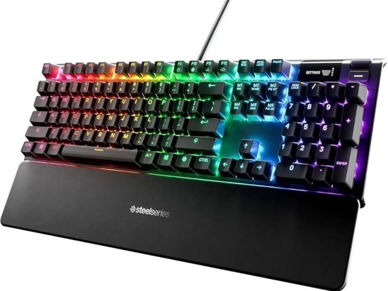 Steelseries Apex 5 Hibrit Mekanik Gaming Klavye, Her Tuş İçin Rgb Aydınlatma, Oled Ekran, Türkçe QWERTY