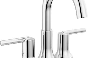 Delta Faucet 2559-MPU-DST Trinsic Merkez Seti, Krom