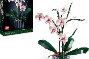 (%43.77) LEGO ICONS Orkide 10311 – Yetişkinler İçin Dekoratif, Koleksiyonluk ve Sergilenebilir Çiçek Modeli Yapım Seti (608 Parça)