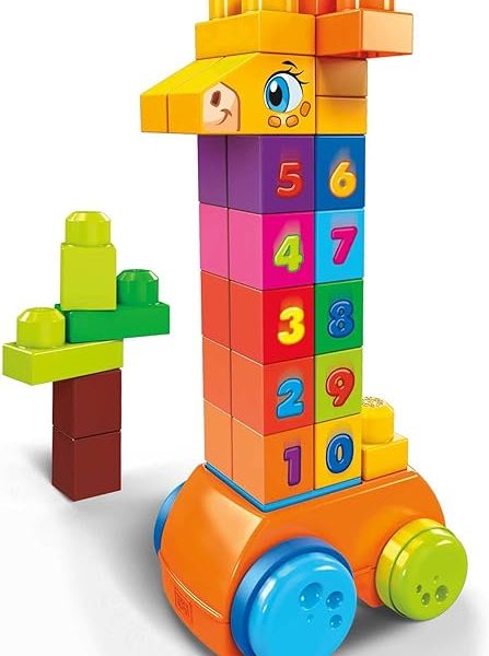 (%98) Fisher-Price Mega Bloks Matematik Arkadaşı Zürafa, 30 Parçalı GFG19 — %98 İndirim
