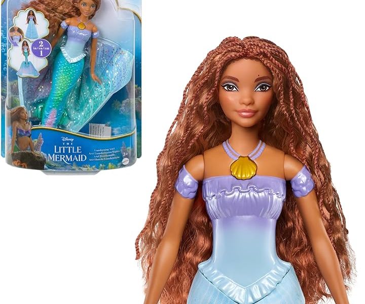 (%97.98) Disney Prenses Kıyafet Değiştiren Ariel, 3 yaş ve üzeri, HLX13