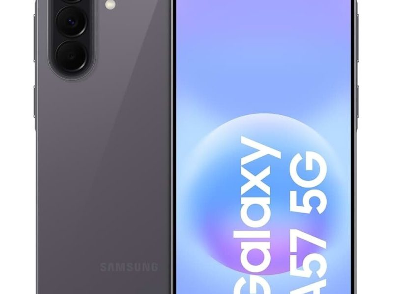Samsung Galaxy A57 5G Android Akıllı Telefon, 256GB Hafıza, 8GB RAM, Gri, 6 Nesil OS Güncellemesi, Geniş Ekran, Üçlü Kamera (Samsung Türkiye Garantili)