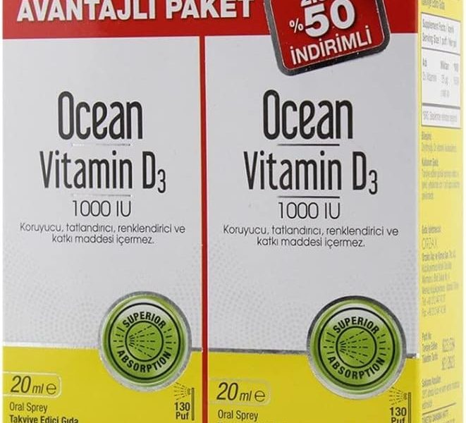 (%40.02) Orzax Ocean Vitamin D 1000 Iu Sprey 2.%50 Indirimli — %50 İndirim
