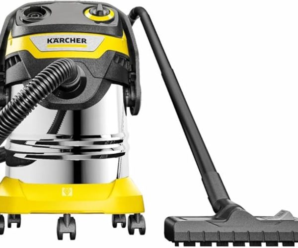 (%24.29) Kärcher Islak/Kuru Süpürge WD 5 S V-25/5/22, Üfleme Fonksiyonu, Güç: 1100 W, Paslanmaz Çelik Hazne: 25 L