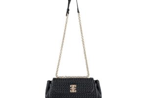 🛍️ PİERRE CARDİN Suni Deri Polyester, SİYAH, 25x14x8