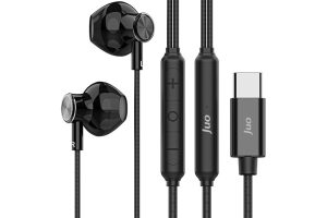 🛍️ Juo Type C Mikrofonlu Kablolu Kulak İçi Kulaklık Metal DAC Çip Destekli ENC Gürültü Engelleme