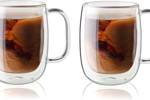 (%34.71) Zwilling Sorrento Çift Camlı Kulplu 2’li Kahve Bardağı Seti, 355 ml, Cam, Şeffaf Cam