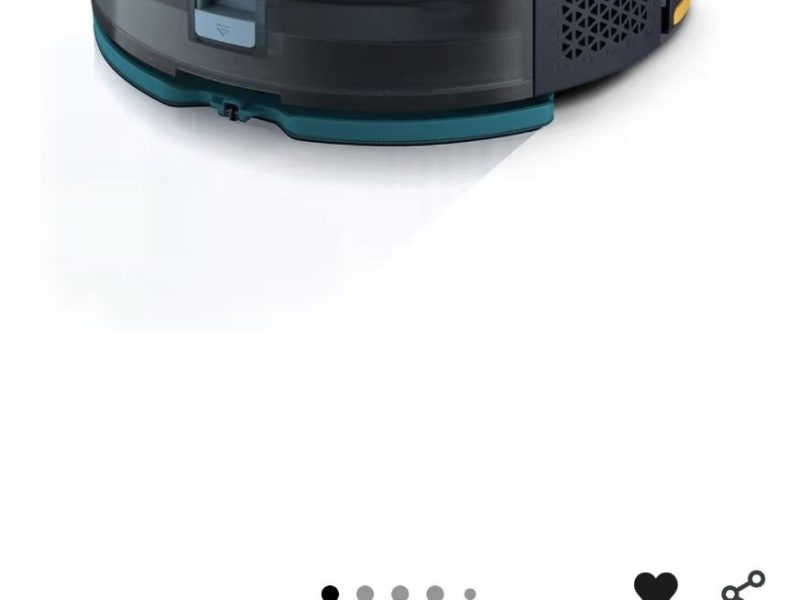 Philips HomeRun 2000 Robot Süpürge ve Paspas – 6000 PA emiş Gücü, Halı Modu, LDS Radar, HomeRun Uygulaması, Koyu Mavi (XU2000/15)