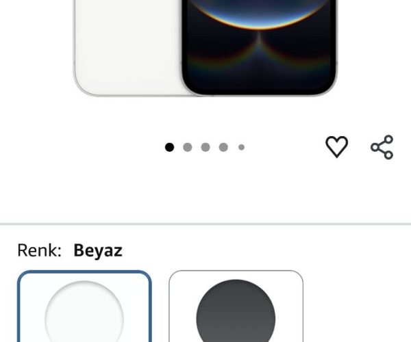 Apple iPhone 16e (128 GB): Apple Intelligence için tasarlandı, A18 Çip, Süper Uzun Pil Ömrü, 48 MP Fusion Kamera, 6.1 inç Super Retina XDR Ekran; Beyaz