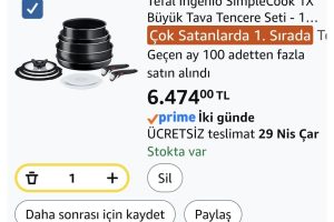 Tefal Ingenio SimpleCook 1X Büyük Tava Tencere Seti – 12 Parça