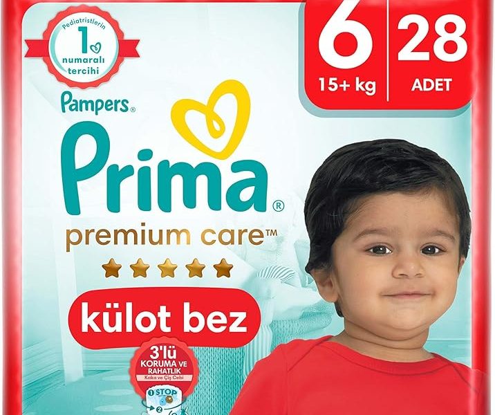 (%75.79) Prima Külot Bebek Bezi Premium Care 6 Numara 28 Adet