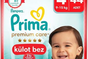 (%75.79) Prima Premium Care Külot Bebek Bezi 4 Numara 44 Adet Maxi İkiz Paket