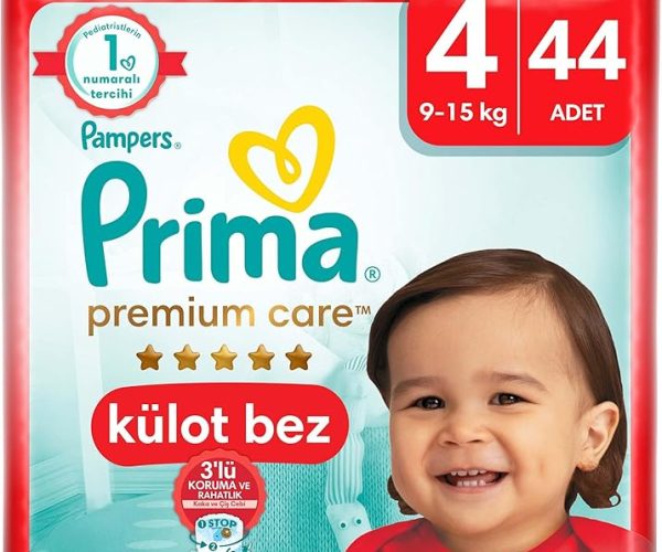 (%75.79) Prima Premium Care Külot Bebek Bezi 4 Numara 44 Adet Maxi İkiz Paket