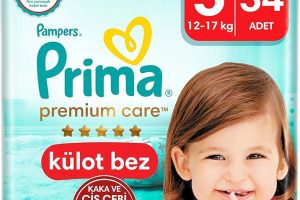 (%75.79) Prima Premium Care Külot Bebek Bezi 5 Numara 34 Adet Junior İkiz Paket