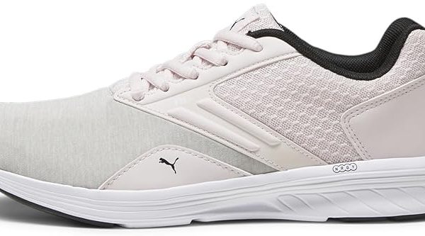 (%45.85) Puma NRGY Comet Running Shoes Unisex Yetişkin Koşu Ayakkabısı, Quarry-Soft Fluo Peach, 37.5