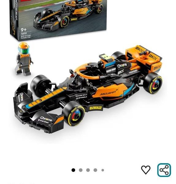 LEGO Speed Champions 2023 McLaren Formula 1 Yarış Arabası Set 76919 – 9 Yaş ve Üzeri Kız ve Erkek Çocukları için Koleksiyonluk Oyuncak Model Yapım Seti, Çocuk Doğum Günü Hediyesi Fikri (245 Parça)