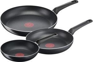 (%11.12) Tefal Titanyum 1X Simple Cook Difüzyon Özellikli Tava Seti 20/24/28 cm