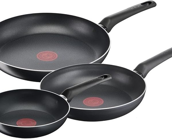 (%11.12) Tefal Titanyum 1X Simple Cook Difüzyon Özellikli Tava Seti 20/24/28 cm
