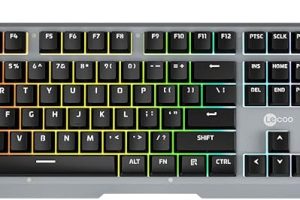 (%48.08) Lenovo Lecoo KB121 USB Kablolu 104 Tuş Makro Programlı Sıvı Dökülmesine Karşı Dayanıklı Win, Mac, Linux ile Uyumlu Sessiz Switch Rainbow Efektli Mekanik Hisli Membran Türkçe Q Oyuncu Klavye Siyah