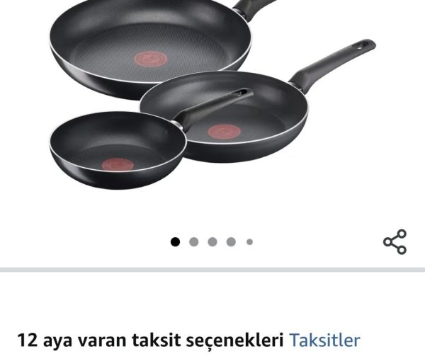 Tefal SimpleCook 1X Difüzyon Tabanlı 3’lü Tava Seti – 20/24/28 cm