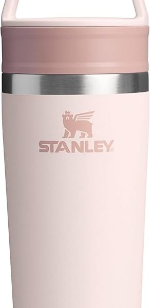 (%34.93) Stanley Cafe To-Go Travel Mug Termos Bardak, Pembe Kuvars (Rose Quartz), 0.35 Litre