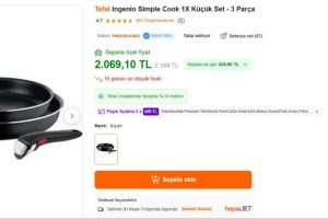 Tefal Ingenio Simple Cook 1X Küçük Set – 3 Parça