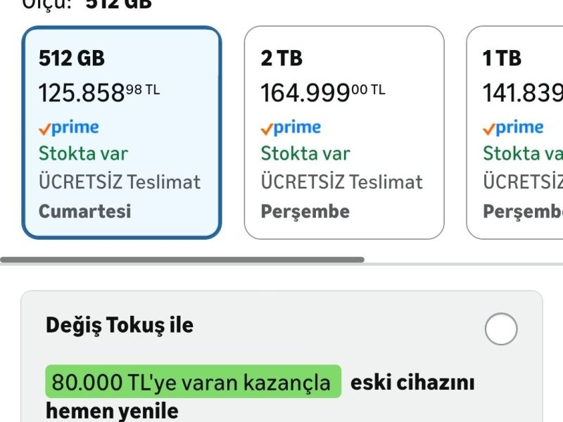 Apple iPhone 17 Pro Max 512 GB:ProMotion teknolojisine sahip 6.9 inç ekran, A19 Pro Çip, Bir iPhone’da Şimdiye Kadarki En İyi Pil Ömrü, Pro Fusion Kamera Sistemi, Center Stage Ön Kamera;Abis – 125.858₺