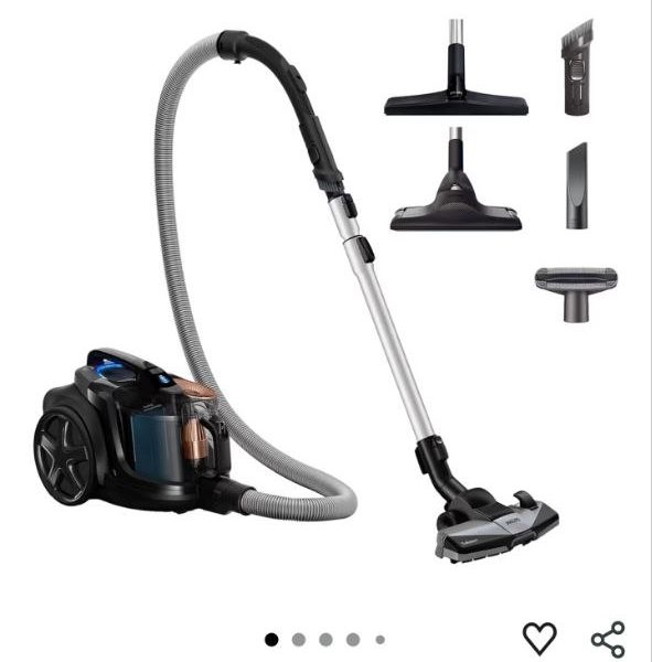 Philips Marathon Daily Torbasiz Elektrikli Süpürge, 750W, PowerCyclone 8, Alerji Kilit Sistemi, Allergy H13 Filtre, CarpetClean Başlık, XB7150/07