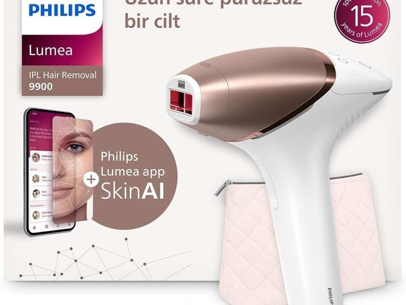Philips Lumea 9900 Serisi BRI951/03 IPL Tüy Alma, SkinAI,Vücut,Yüz,Koltuk altı,Bikini,4 Başlık,Çanta