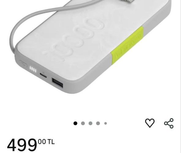Infinitylab by Harman – InstantGo Powerbank 10000 mAh, Lightning, Beyaz