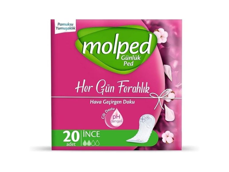 🛍️ Molped Her Gün Ferahlık İnce 20li Günlük Ped
